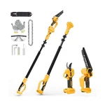 4-IN-1 Cordless Pole Saw & Electric Pruning Shears For Dewalt 20V Battery, 8 ... New. Price: $206.23.