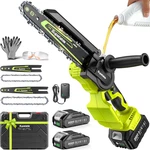 Mini Chainsaw Cordless, 8 Inch & 6 Electric Battery Powered, 1000W New. Price: $73.47.
