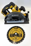 Dewalt Flexvolt 60V Max 1/4 In Circular Saw With Blade Tool Only Model DCS578B Open. Price: $239.95.