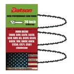 3PCS 20" Chainsaw For John Deere 50AV, 50V, 55EV, 55SV, 55V, 60V,65, 65EV New. Price: $32.99.