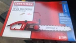 Craftsman CMECS600 Electric 12.0 Amp 16 Inch Chainsaw Corded Open. Price: $89.95.