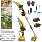 2 1 Cordless Pole & Mini Chainsaw 6 Inch Brushless Electric New. Price: $52.98.