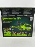 Greenworks 24V 12 Inch Battery Chainsaw CS24L00 CSG401 - Tool Only Open. Price: $113.99.