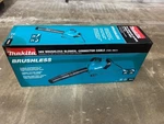 Makita CBU01Z 36V Brushless Blower, Connector Cable, Tool Only New. Price: $225.00.