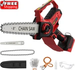 Mini Chainsaw For Miwaukee Battery, 8-INCH And 6-INCH 2-IN-1 Cordless Electric New. Price: $78.15.