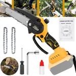 6 Inch Mini Cordless Chainsaw Handheld Electric Wood Cutter For Dewalt New. Price: $32.90.