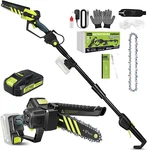 2-IN-1 Cordless Pole & Mini Chainsaw With 78.74" Reach Battery New. Price: $238.99.