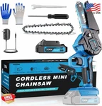 Aokia 20V Electric Cordless Mini Chainsaw 4IN 550W Handheld Portable New. Price: $39.99.