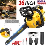 16 Inch Cordless Electric Chainsaw Brushless Handheld + 3 For Dewalt New. Price: $65.99.