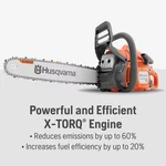 Husqvarna Chainsaw 435 40.9-CC 2-CYCLE 16" Gas 970515316 New. Price: $329.95.