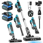 Denqir 700W Cordless Vacuum Cleaners For Home 2BATTERY 8000MAH 60KPA Brushless New. Price: $301.16.