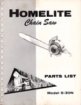 Homelite 5-30N Chainsaw Parts Manual 13 Pages New. Price: $7.99.