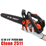 V-modest 2511 12" Top Handle Gas Chainsaw 25CC Climbing W/1/4 Pitch Bar New. Price: $149.99.