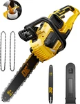 Deforce 16" 40V Cordless Electric Chainsaw, Dewalt 20V Batteries, Brushless New. Price: $135.13.