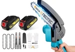 Mini Chainsaw Cordless 6-INCH, Neotec Handheld Electric Blue Used. Price: $39.95.