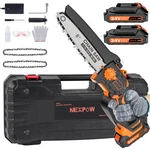 Nexpow 8" Mini Chainsaw 24V Portable Cordless With Batteries For Wood Cutting New. Price: $89.99.