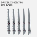 Dayplus 5-PIECE Reciprocating Sabre Saw Blades Set For Wood & Metal New. Price: $17.16.