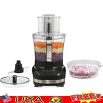500W Food Processor Dual Bowl Vegetable Chopper Slicer Shredder Mixer Puree New. Price: $95.98.