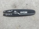 Ryobi Oem Replacement 8" Guide Bar Only- Fits Models Below Used. Price: $19.95.