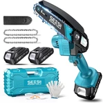 Mini Chainsaw, 6-INCH Cordless, Handheld Electric Power New. Price: $55.11.