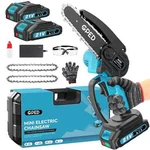 Gped Mini Chainsaw, 6 Inch Portable Electric Cordless. New Open-box. Price: $69.99.
