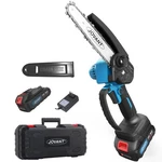 Jovant 6" Mini Chainsaw Cordless Handheld, Tree Trimmer Branch Cutter, 1.8 Lbs New. Price: $58.87.
