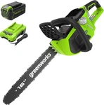 40V 16" Brushless Cordless Chainsaw, 4.0AH Battery And Charger Included New. Price: $229.99.