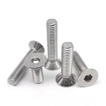 10/50PCS M3 M4 M5 M6 M8 DIN7991 Black Grade 10.9 Steel 304 Stainless Hexag New. Price: $6.01.