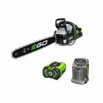 Ego CSX5007 Commercial 20" Cordless Chain Saw Kit, 8AH, 56V 3,500W New. Price: $709.00.
