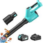 Yardcare Electric Cordless Leaf Blower With Battery And Charger, New. Price: $159.99.