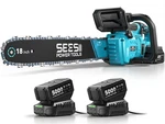 18" Brushless Electric Chainsaws 40V Cordless 2X5000MAH Battery&charge New. Price: $129.00.