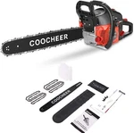 Coocheer 62CC 20' Gas Chainsaw Handed Petrol Woodcutting Cycle W/2CHAINS New. Price: $129.99.