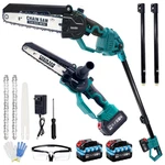 Autubin 2-IN-1 Cordless Pole 8 Mini Chainsaw Extension For Tree New. Price: $143.66.
