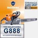 122CC Holzfforma G888 Gasoline Chain Saw Compatible With MS880 088 Power Head New. Price: $639.00.