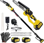Brushless 2-IN-1 Cordless Pole & Mini Chainsaw, 21V 4.0AH Battery Powered New. Price: $98.99.