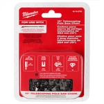 49-16-2759MILWAUKEE Tool 10" Telescoping Pole Saw Chain New. Price: $41.61.