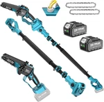 Seesii 2-IN-1 Cordless Pole Saws For Tree Trimming, 6 Inch Mini Electric Chainsa New. Price: $215.85.
