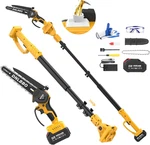 2-IN-1 Pole & Mini Chainsaw, 8-INCH 1000W Brushless Battery With 40 New. Price: $205.99.