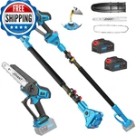 Jovant Electric Pole For Tree Trimming 2-IN-1 Cordless 8 Inch Chainsaw New. Price: $174.55.