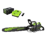 Greenworks 80V 20 Inch Brushless Chainsaw 3000W W/ 4AH Battery & Rapid Chager New. Price: $499.99.