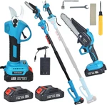 4-IN-1 Cordless Pole Pruning Set, Electric Shears & 6 Inch Saws New. Price: $161.91.