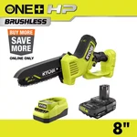 One+ Hp 18V Brushless In. Cordless Battery Pruning Mini Chainsaw With 2.0 Ah New. Price: $200.48.