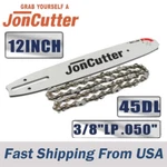 12INCH" 3/8LP" .050 45DL Guide Bar & For Joncutter G2500 Chainsaws New. Price: $29.00.
