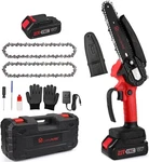 Livingsure Mini Cordless Rechargeable Chainsaw Kit 21V Handheld Electric New. Price: $39.90.