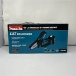 Makita Lxt 18V Brushless Cordless 6" Pruning Chainsaw XCU14SR1 W/battery Open. Price: $380.00.