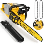 Cordless Chainsaw 16 Inch 40V Brushless Battery Powered Auto Oiler Ddkun New. Price: $154.99.