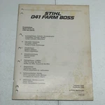 Stihl 041 Farm Boss Chainsaw Parts Manual Acceptable. Price: $21.99.