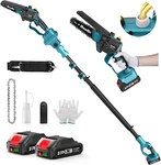 PS600 2-IN-1 Electric Pole Saws For Tree Trimming, Inch Mini Chainsaw Cordless New. Price: $199.99.