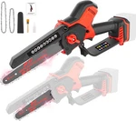 Tairda Mini Chainsaw 8INCH 800W Brushless Cordless - Red/black Open. Price: $40.41.