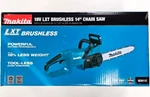 New Box Makita Chain Saw XCU11Z 14" Cordless Brushless Lxt Volt. Price: $229.97.